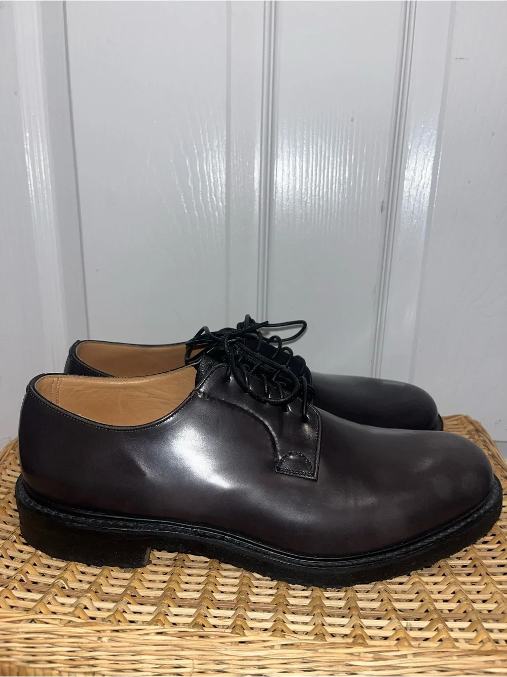 CHURCH’S Shannon derby with rubber crepe sole Custom Grade England